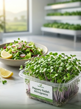Peppery Radish Microgreens